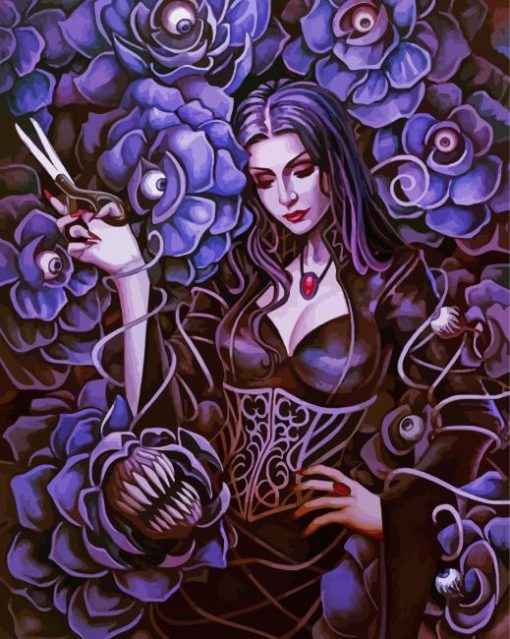 Morticia Addams Diamond Paintings