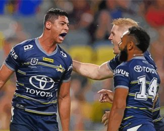 North Queensland Cowboys Rugby League Team Diamond Paintings