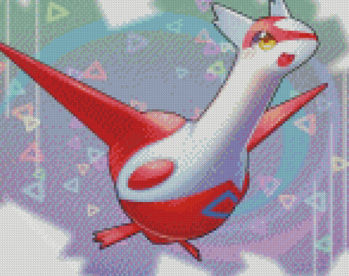 Pokemon Species Latias Diamond Paintings