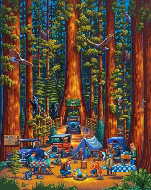Redwood National Park Diamond Paintings