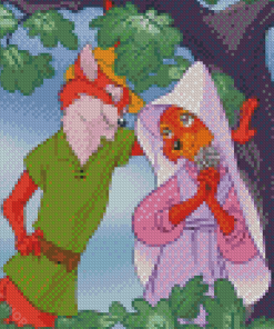 Robin Hood And Marian Love Diamond Paintings