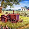 Rusty Tractor By John Sloane Diamond Paintings