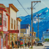 Skagway City In Alaska Diamond Paintings