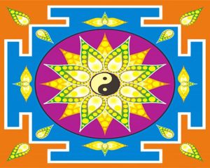 Yin Yang Mandala Diamond Paintings
