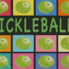 Aesthetic Pickleball Illustration Diamond Paintings