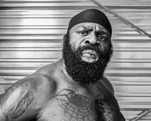 Black And White Boxer Kimbo Slice Diamond Paintings