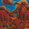 Desert By William Haskell Diamond Paintings