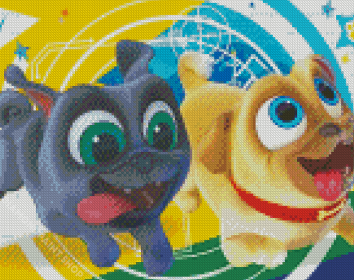 Disney Puppy Dog Pals Diamond Paintings