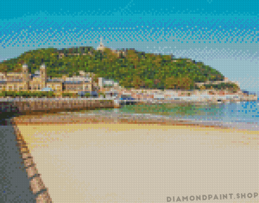 Donostia San Sebastian Beach Diamond Paintings