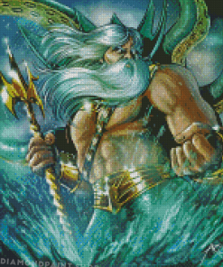 Fantasy King Neptune Diamond Paintings