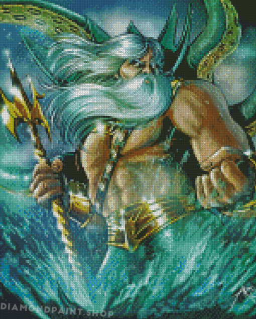 Fantasy King Neptune Diamond Paintings