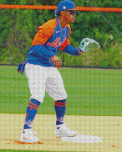 Francisco Lindor Player Diamond Paintings