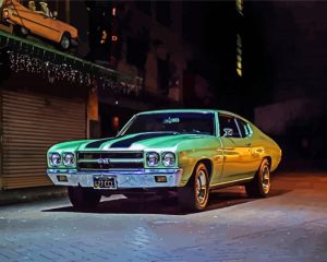 Green 1972 Chevelle Diamond Paintings