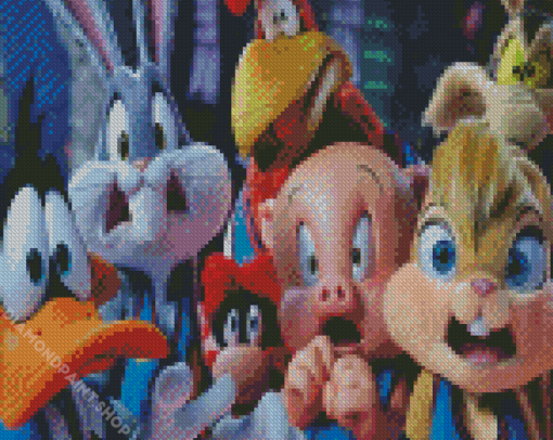 Space Jam Animation Characters Diamond Paintings