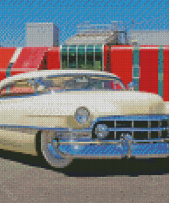 1950s Cadillac Vintage Car Diamond Paintings