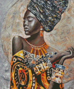 Afrikaanse Vrouw Woman Diamond Paintings