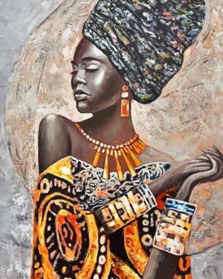Afrikaanse Vrouw Woman Diamond Paintings