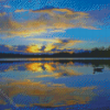 Burnaby Lake At Sunrise Diamond Paintings