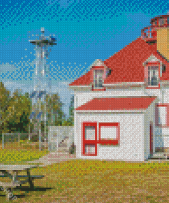 Cabot Head Lighthouse Georgian Bay Diamond Paintings