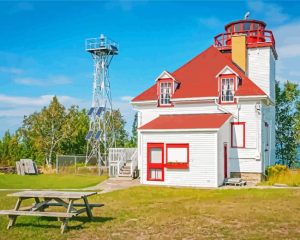 Cabot Head Lighthouse Georgian Bay Diamond Paintings