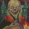 Crypt Keeper And Old Book Art Diamond Paintings