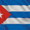 Cuban Flag Diamond Piantings