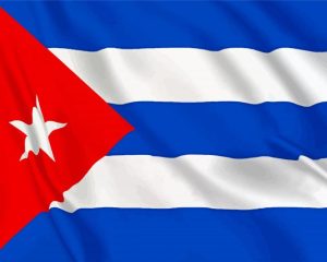 Cuban Flag Diamond Piantings