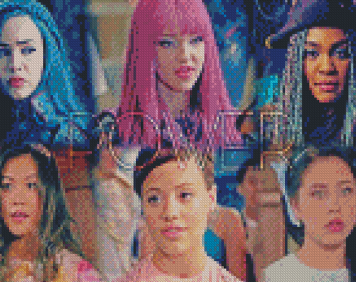 Descendants Girls Diamond Paintings