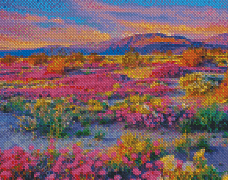 Desert Flowers - Diamond Paintings 
