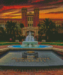 Florida State University At Sunset Diamond Paintings