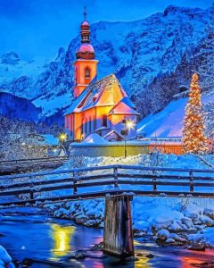 German Bavaria In Winter Diamond Paintings
