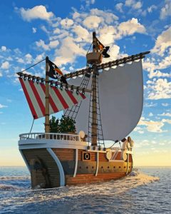 Going Merry One Piece Anime Diamond Paintings
