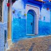House With Blue Door Morocco Diamond Paintings