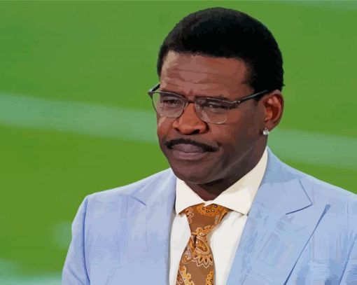 Michael Irvin Sports Commentator Diamond Paintings