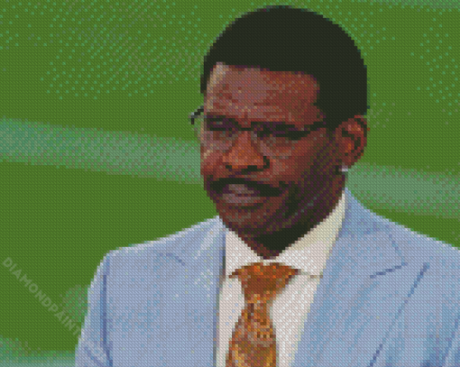 Michael Irvin Sports Commentator Diamond Paintings