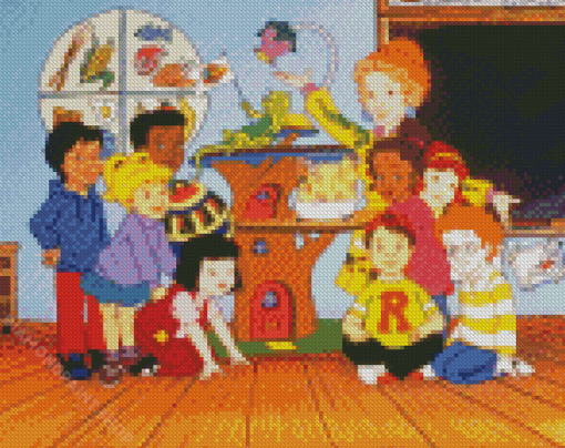 Miss Frizzle And The Magic School Bus Diamond Paintings
