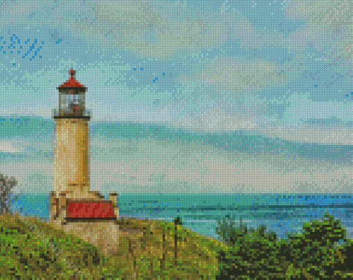 North Head Lighthouse Building Art Diamond Paintings