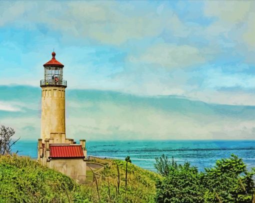 North Head Lighthouse Building Art Diamond Paintings