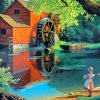 Old Mill By Paul Detlefsen Diamond Paintings
