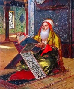 Old Muslim Man Diamond Paintings