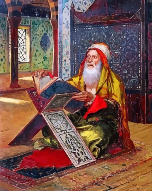 Old Muslim Man Diamond Paintings