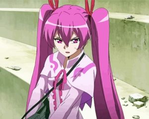Pigtails Anime Girl Diamond Paintings