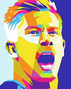 Pop Art Kevin De Bruyne Diamond Paintings