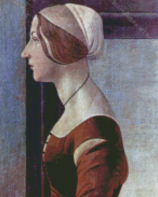 Portrait Of A Young Woman Botticelliv Diamond Paintings