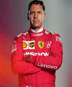 Racing Driver Sebastian Vettel Diamond Paintings