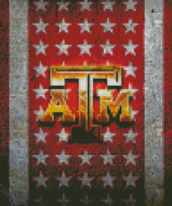Texas A M Logo Art Diamond Paintings