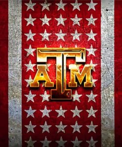 Texas A M Logo Art Diamond Paintings