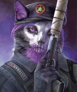 The Police Cat Diamond Paintings