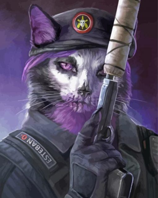 The Police Cat Diamond Paintings
