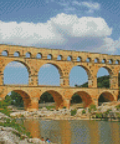The Ancient Roman Aqueduct Diamond Paintings